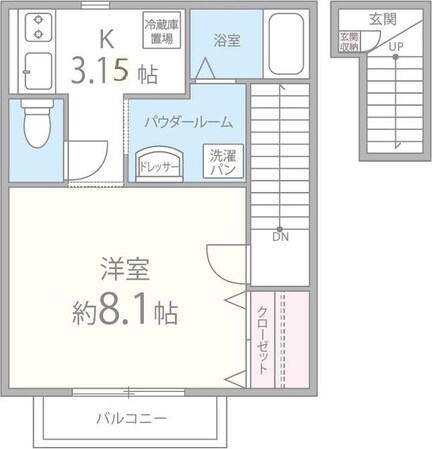 クローバーヒルズの物件間取画像